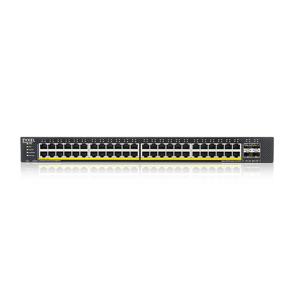 Zyxel XGS1935-52HP 52-Port Smart Managed PoE+ Switch, 48xGbe Switche