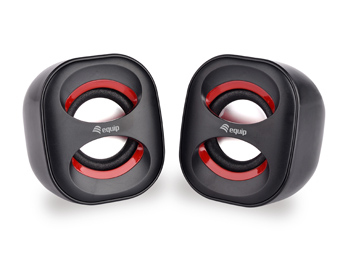 Equip   Mini USB2.0-Lautsprecher für Notebook/&shy;PC       sw/&shy;rt