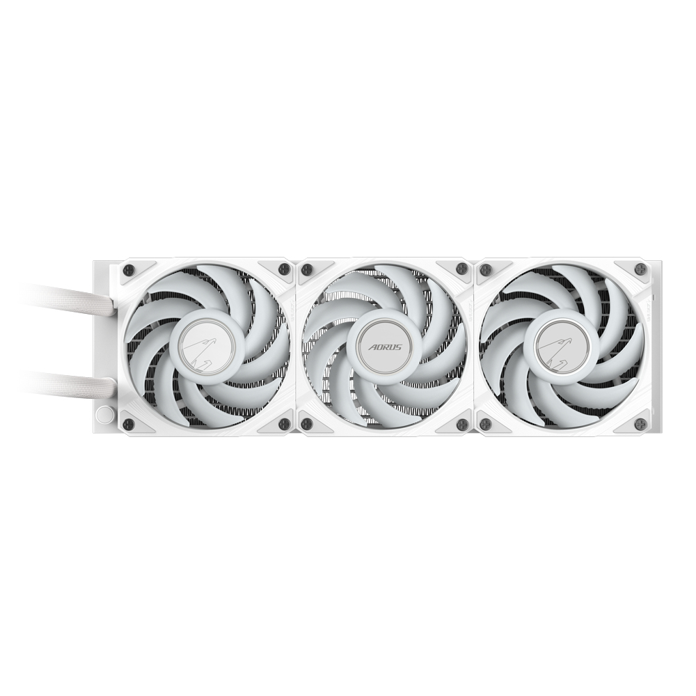 GIGABYTE AORUS WATERFORCE II 360 ICE AIO Flüssigkeits-CPU-Kühler - 3x120mm ARGB-Lüfter, Einschub-Verriegelungsmechanismus, DAISY-CHAIN, kompatibel mit Intel LGA 1700 und AMD AM5