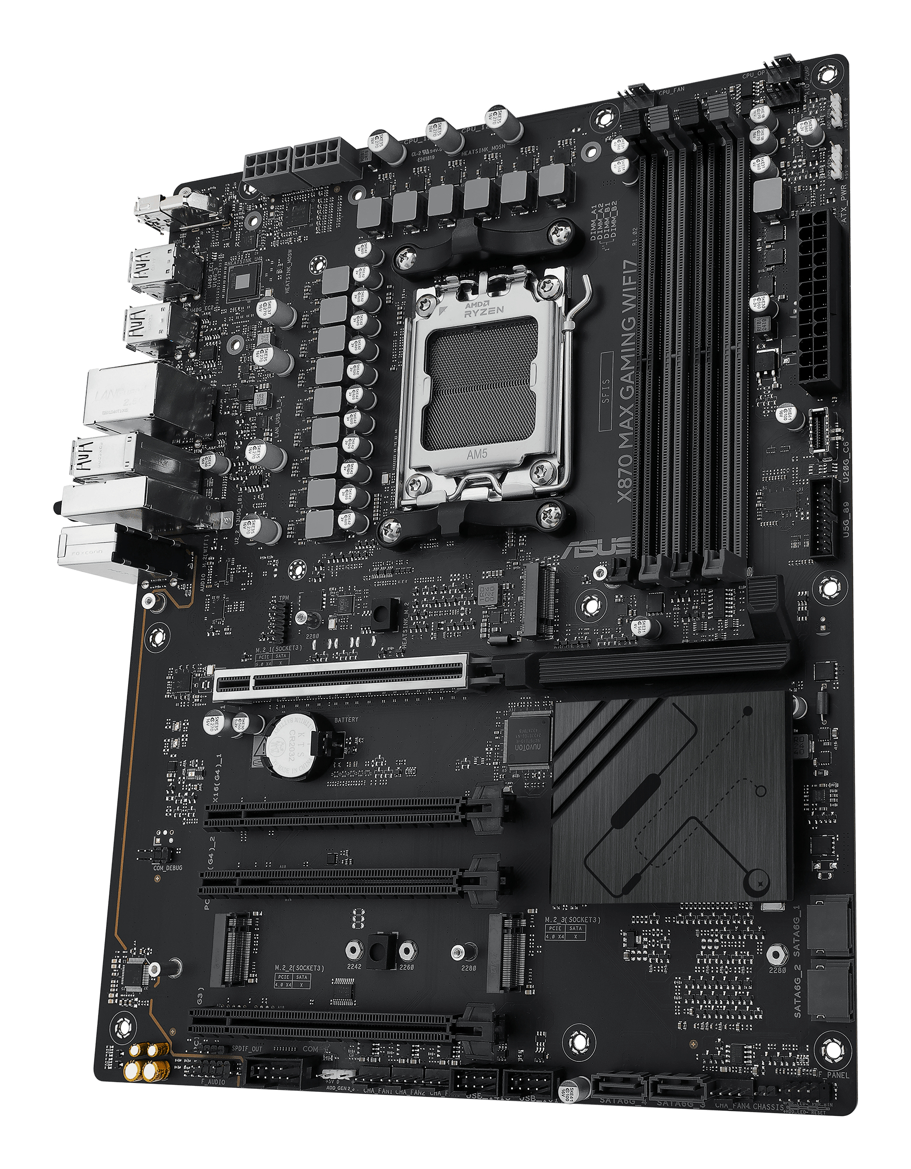 ASUS X870 MAX GAMING WIFI7 (AMD,AM5,DDR5,ATX)