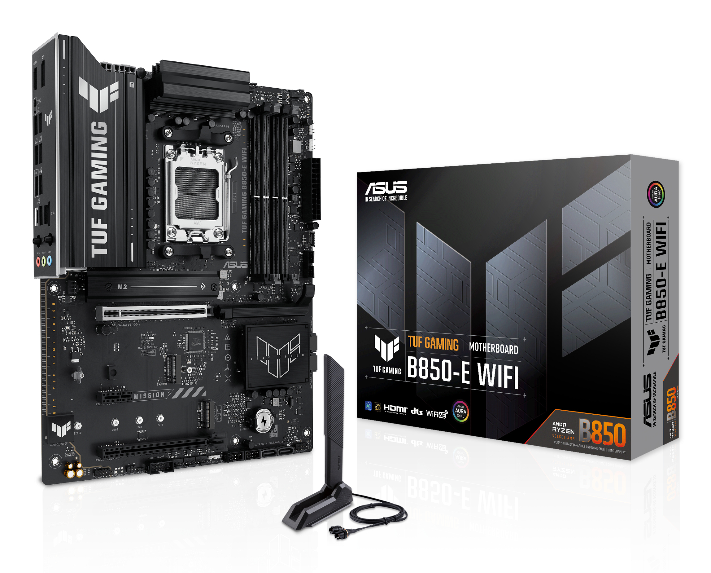 ASUS TUF GAMING B850-E WIFI (AMD,AM5,DDR5,ATX)