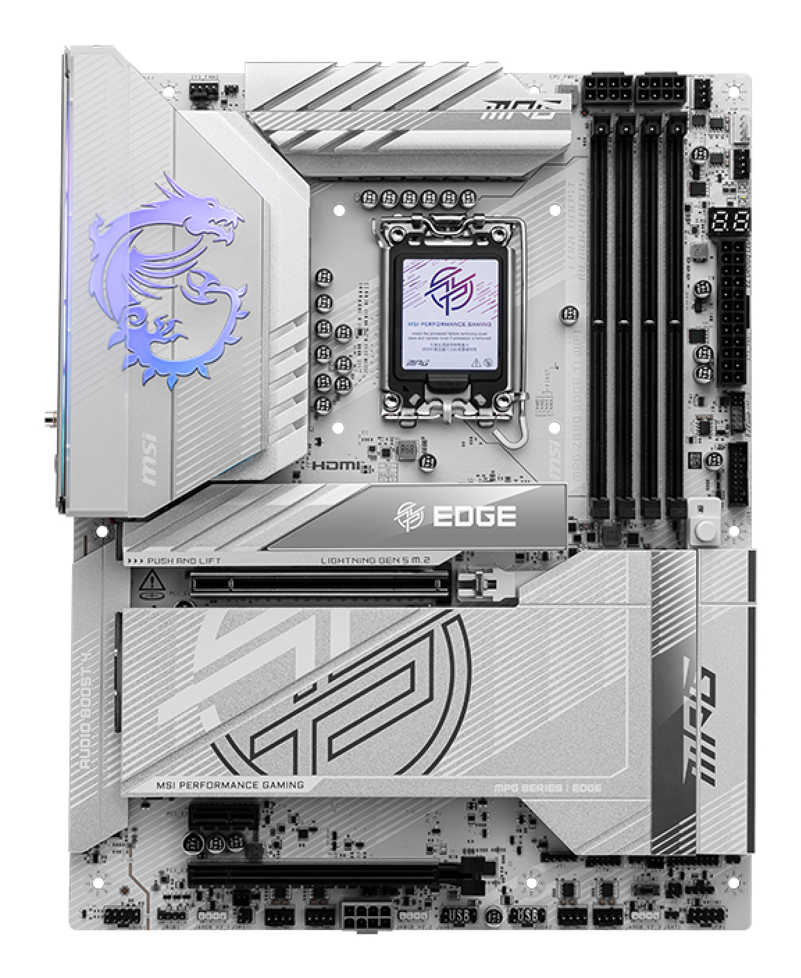 MSI MPG Z890 EDGE TI Wifi (Z890,S1851,ATX,DDR5) Mainboards INTEL
