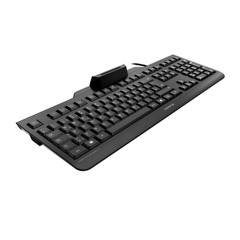CHERRY SecureBoard 1.0 Tastatur Wired DE 1.80m schwarz Mäuse & Tastaturen