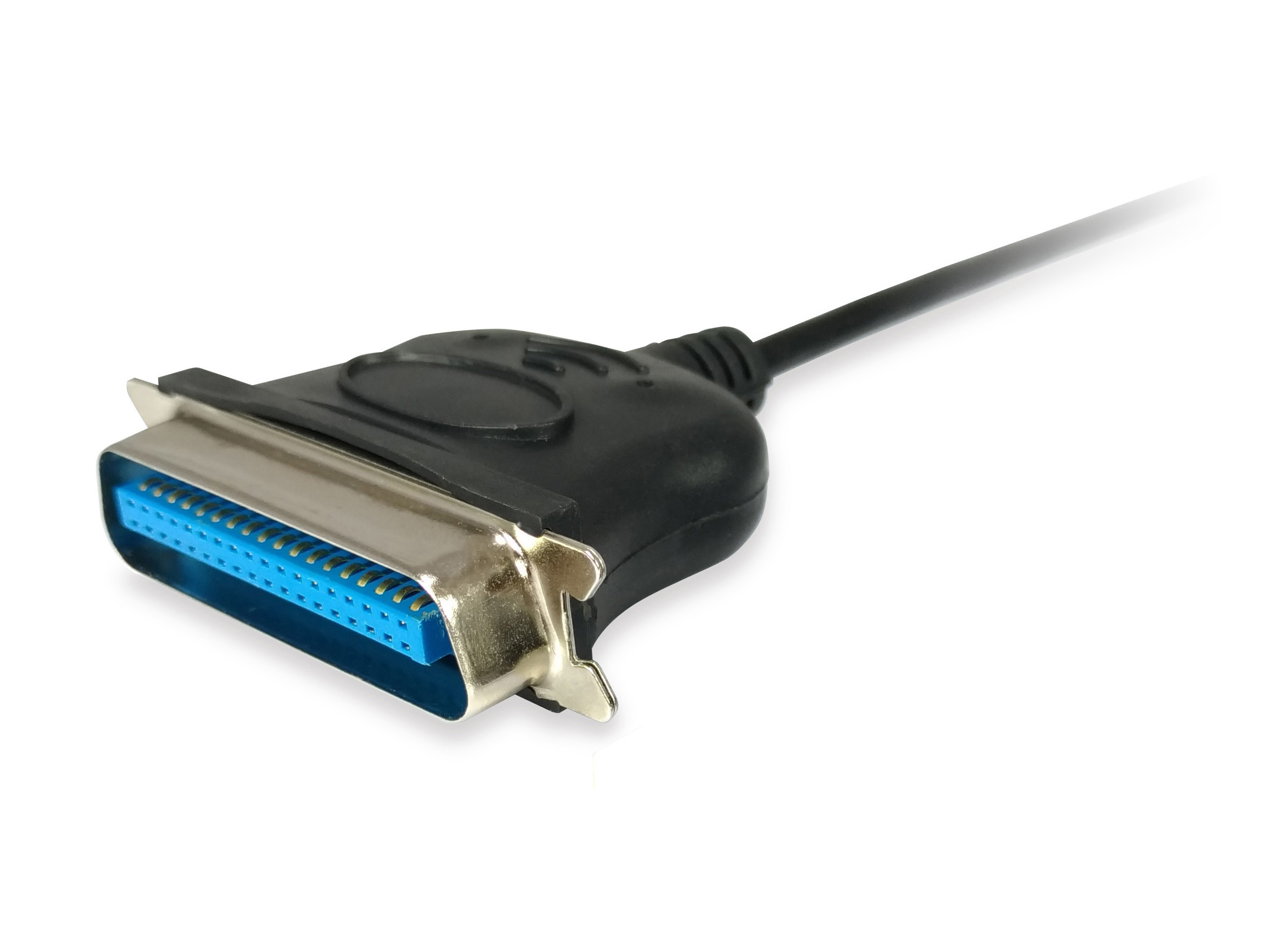 Equip USB auf Parallel adapter kable, schwarz