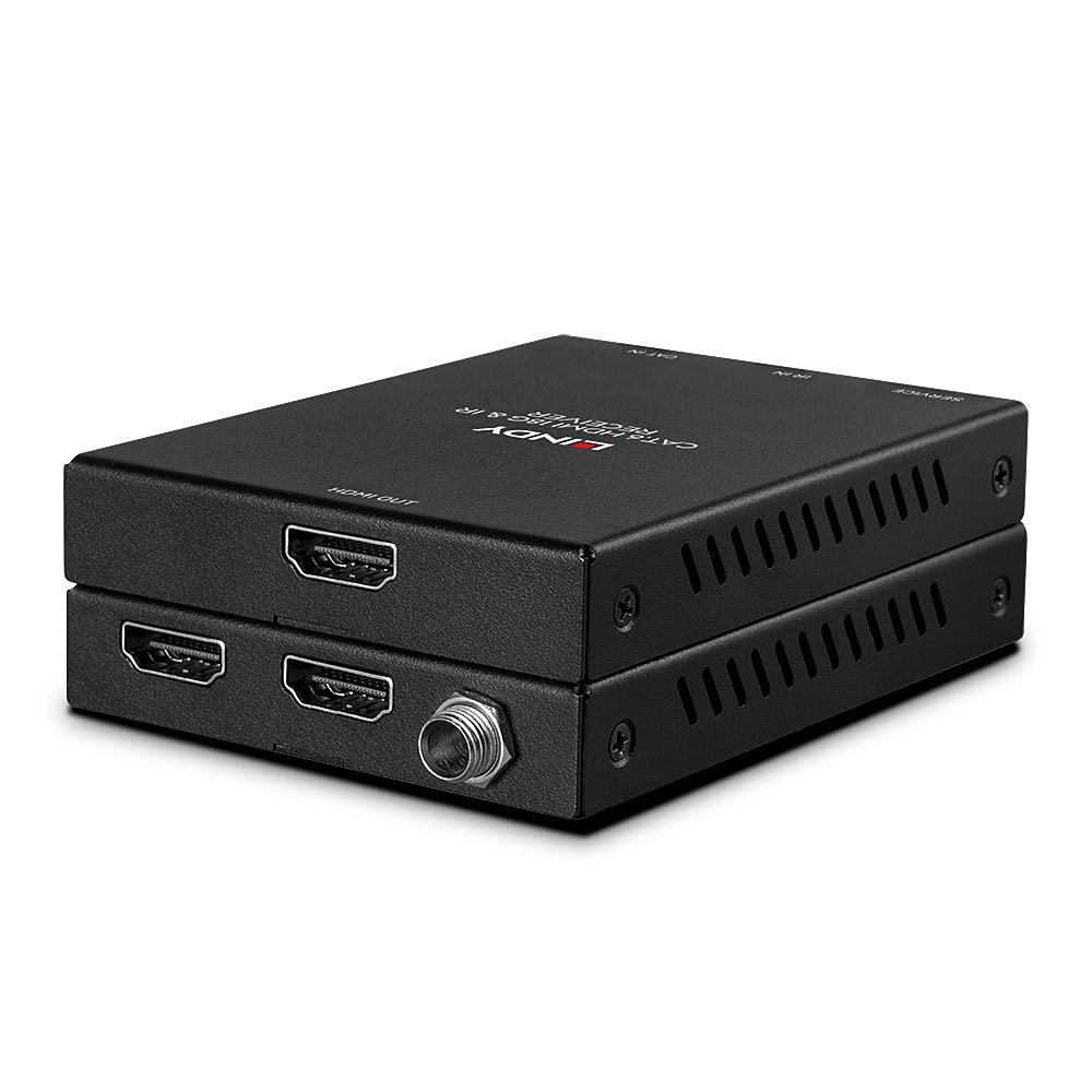 LINDY 50m Cat.6 HDMI 4K60 & IR Extender mit PoC & Loop Out