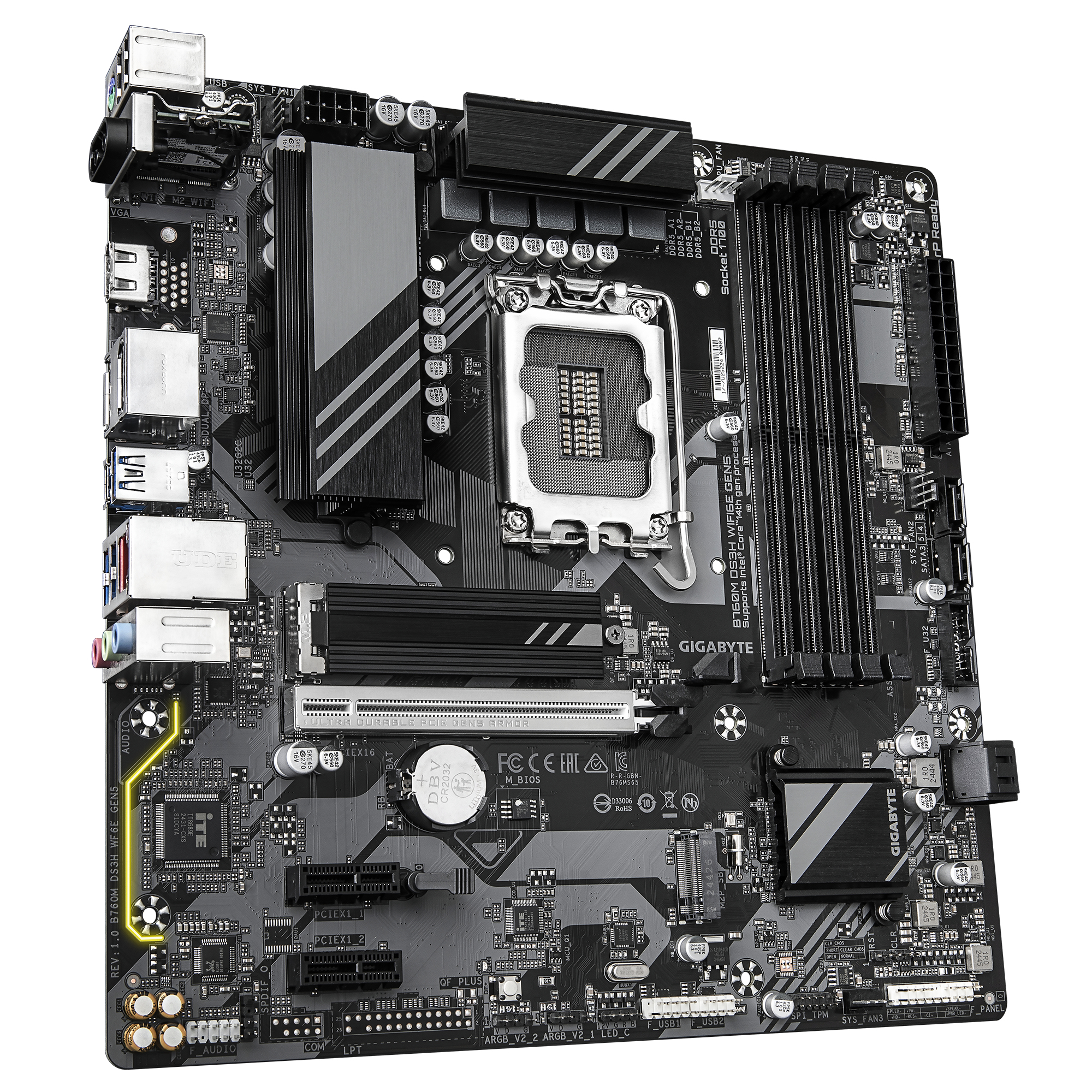 Gigabyte B760M DS3H WiFi6e GEN5 (B760,S1700,mATX,DDR5