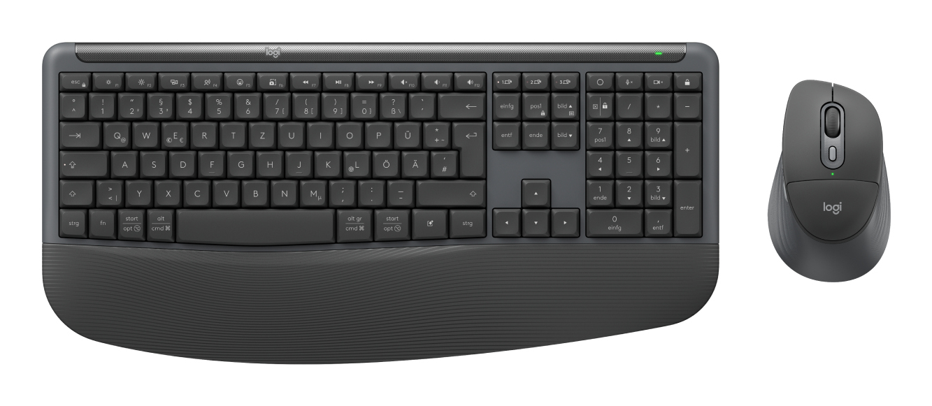 Logitech Wireless Keyboard+Mouse MK880 black f. Business