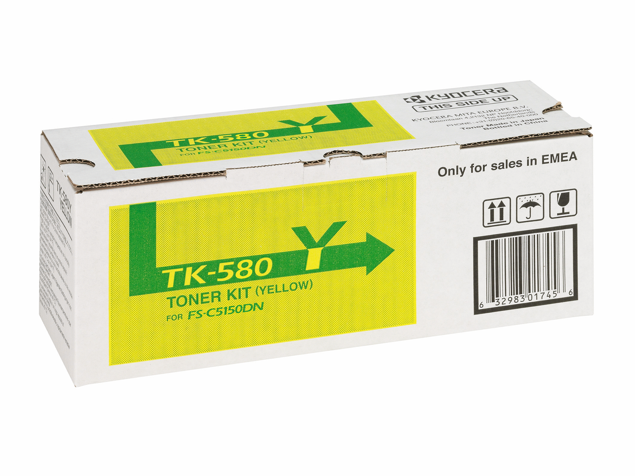 Toner Kyocera TK-580Y FS-C5150DN  YELLOW Toner Kyocera