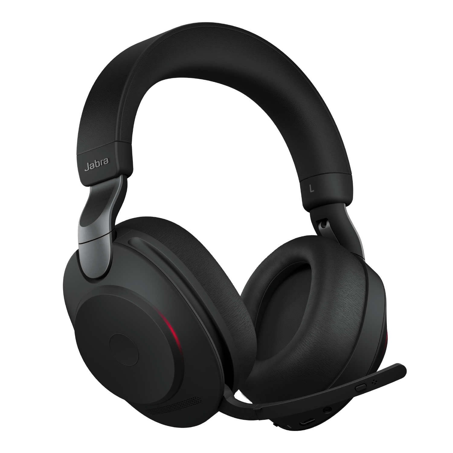 Jabra Headset Evolve2 85 UC Duo, inkl. Link 380a & Ladestat. Kopfhörer & Headsets