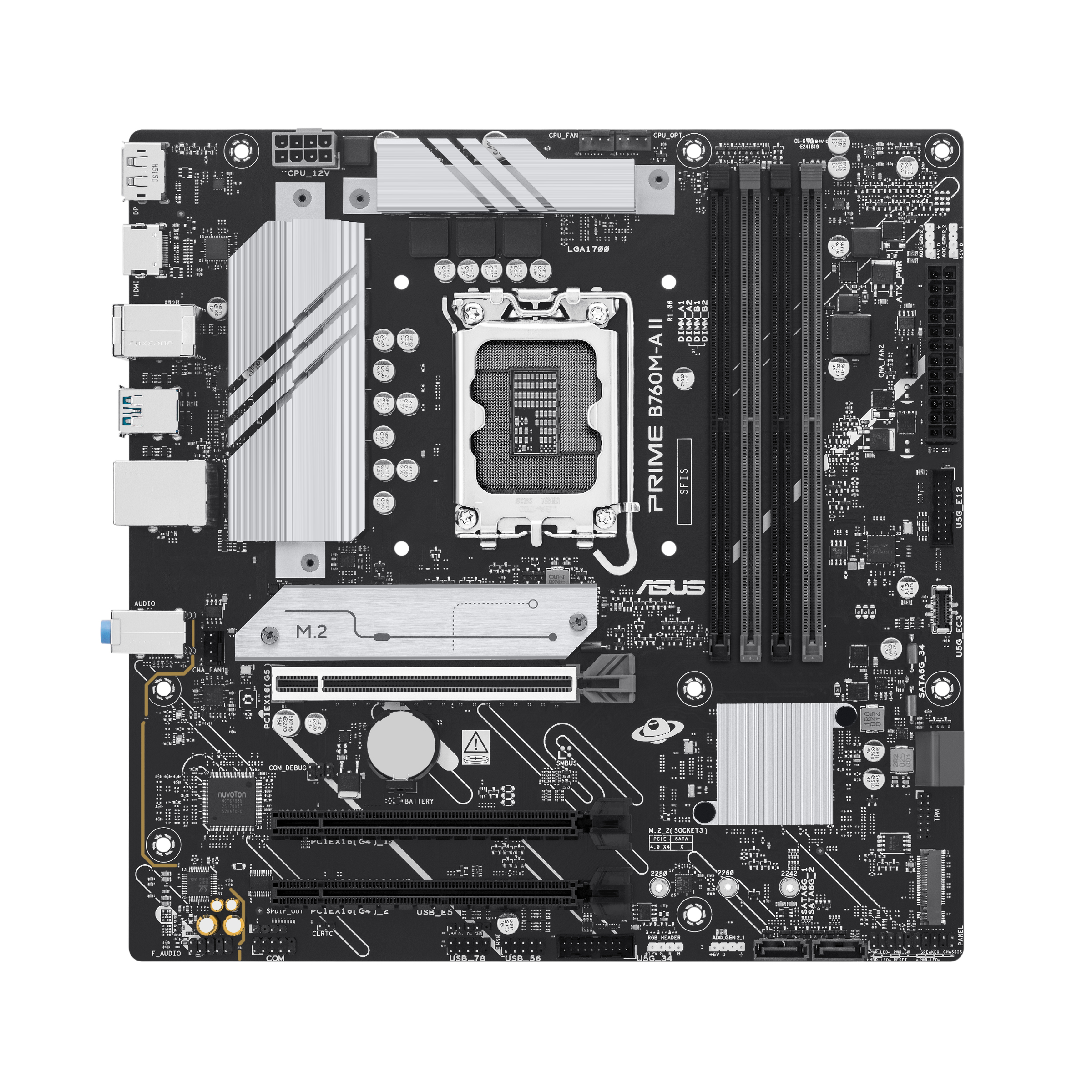 ASUS PRIME B760M-A II-CSM (INTEL,1700,DDR5,mATX)