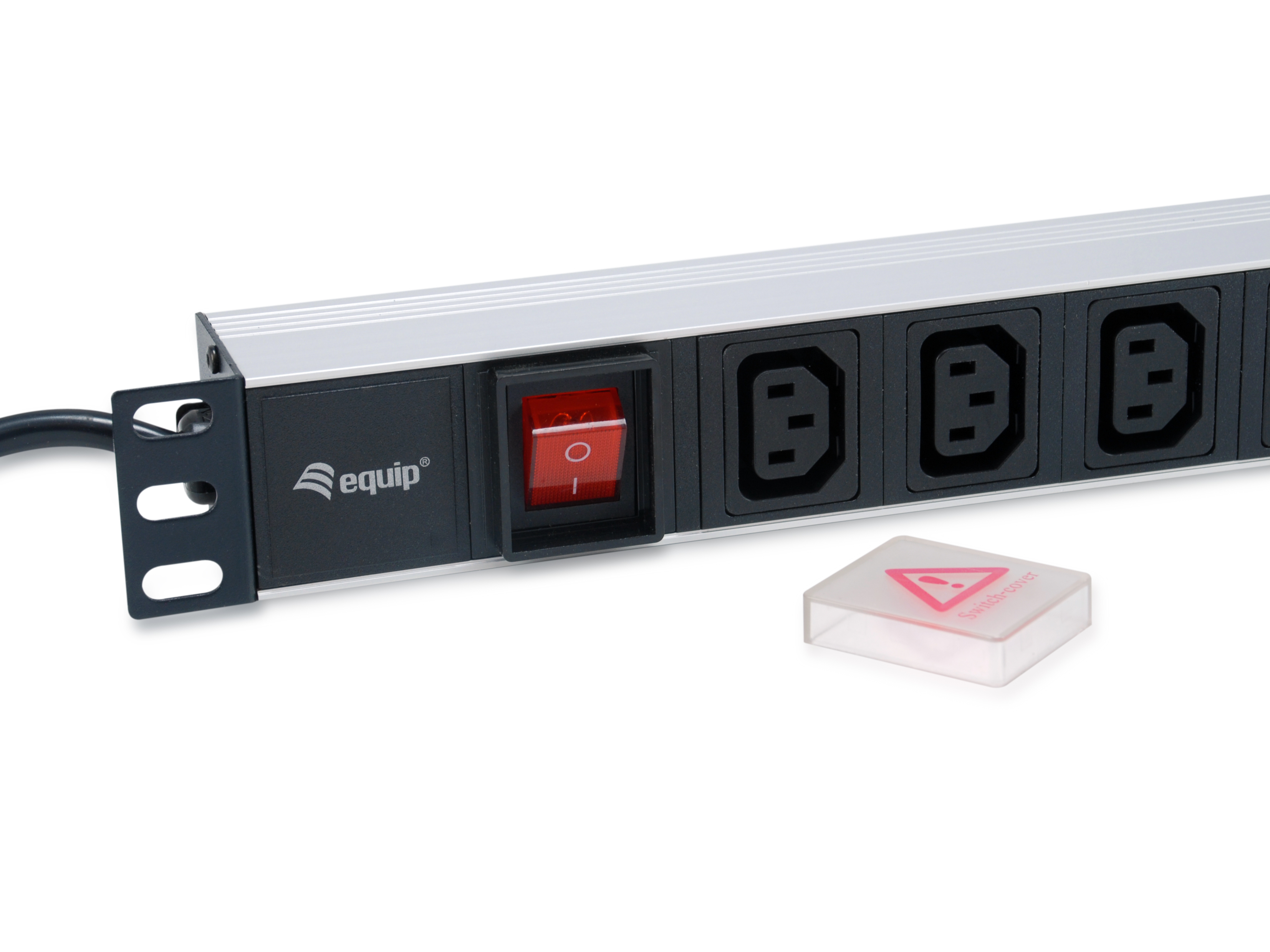 Equip 333310 Stromverteilereinheit (PDU) 8 AC-Ausgänge 1U Schwarz