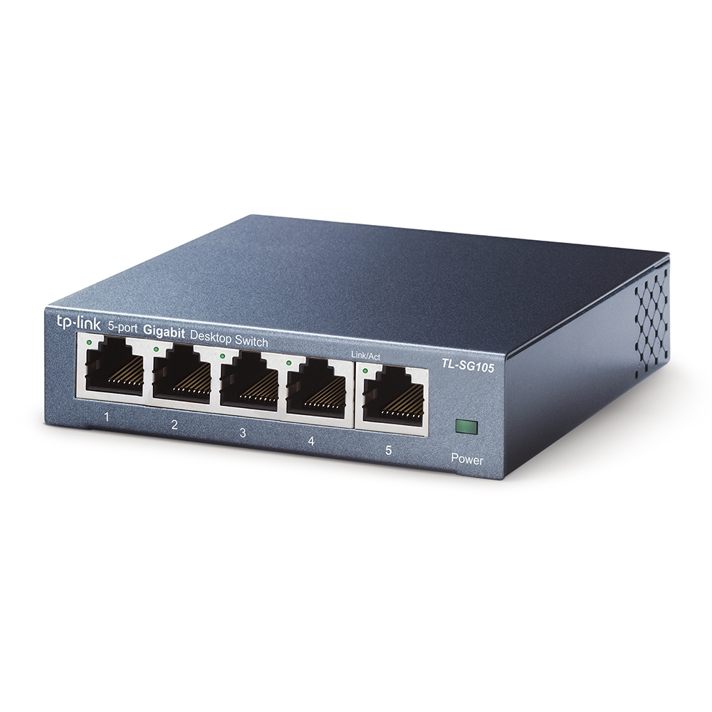 TP-Link Switch 5x GE TL-SG105 V9.6 Metall Gehäuse
