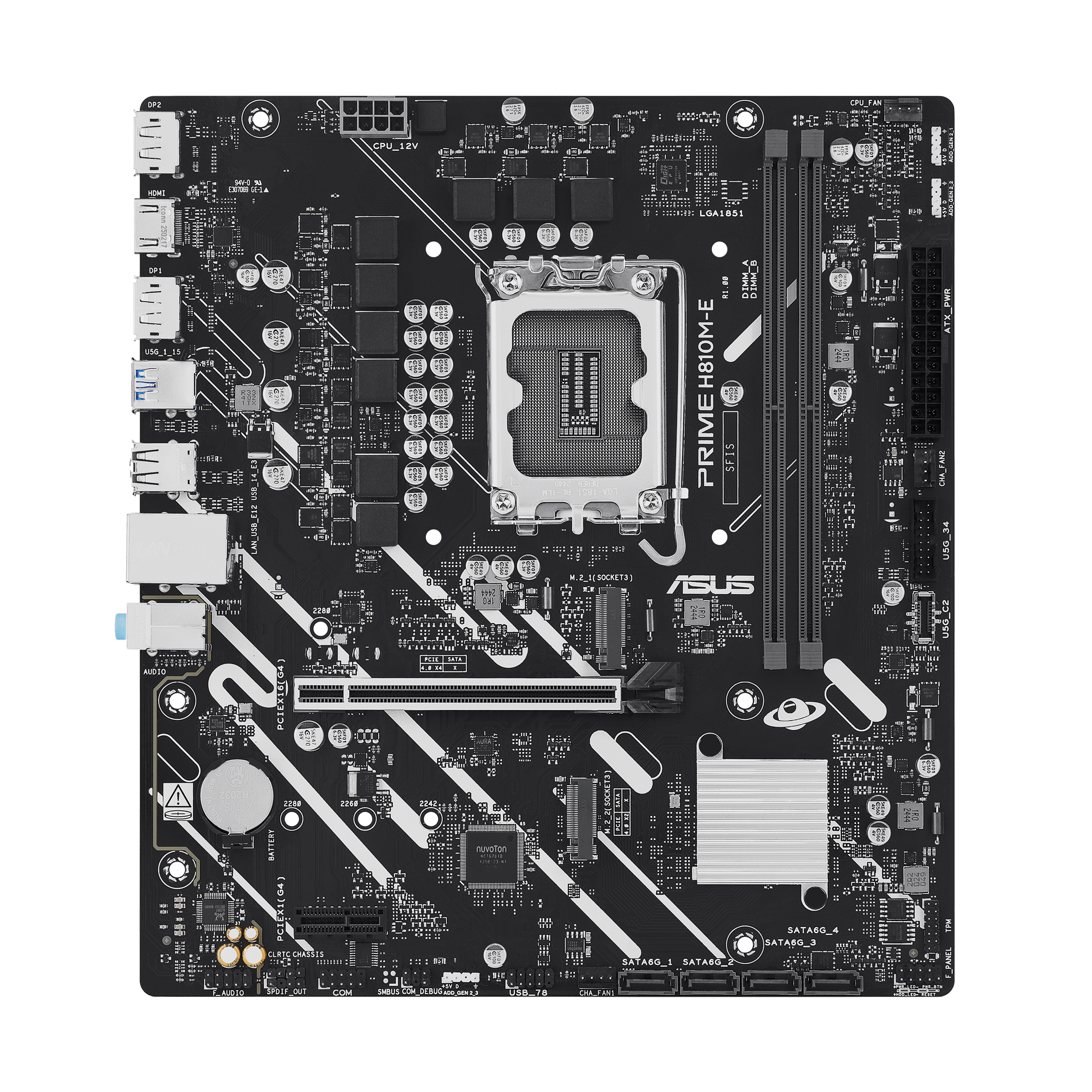 ASUS PRIME H810M-E-CSM (INTEL,1851,DDR5,mATX) ASUS PRIME H810M-E-CSM (INTEL,1851,DDR5,mATX)