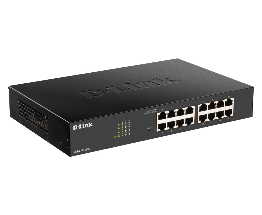 Switch 280mm D-Link DGS-1100-24PV2 24*GE PoE+ retail
