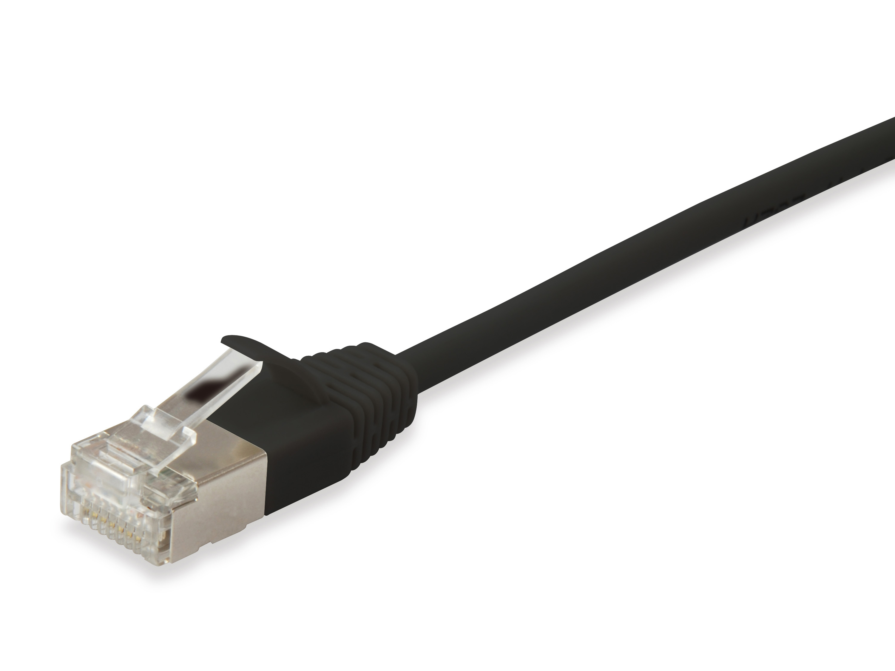 Equip Patchkabel Cat6A SlimFlex F/FTP 1.50m schw.LSZH 2xRJ45 Polybeutel
