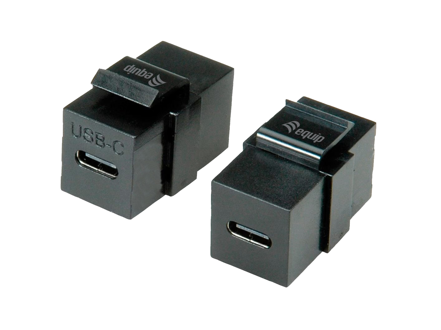 Equip Keystone-Koppler USB 3.2 Gen2 20Gbps 100W PD 4k60Hz sw