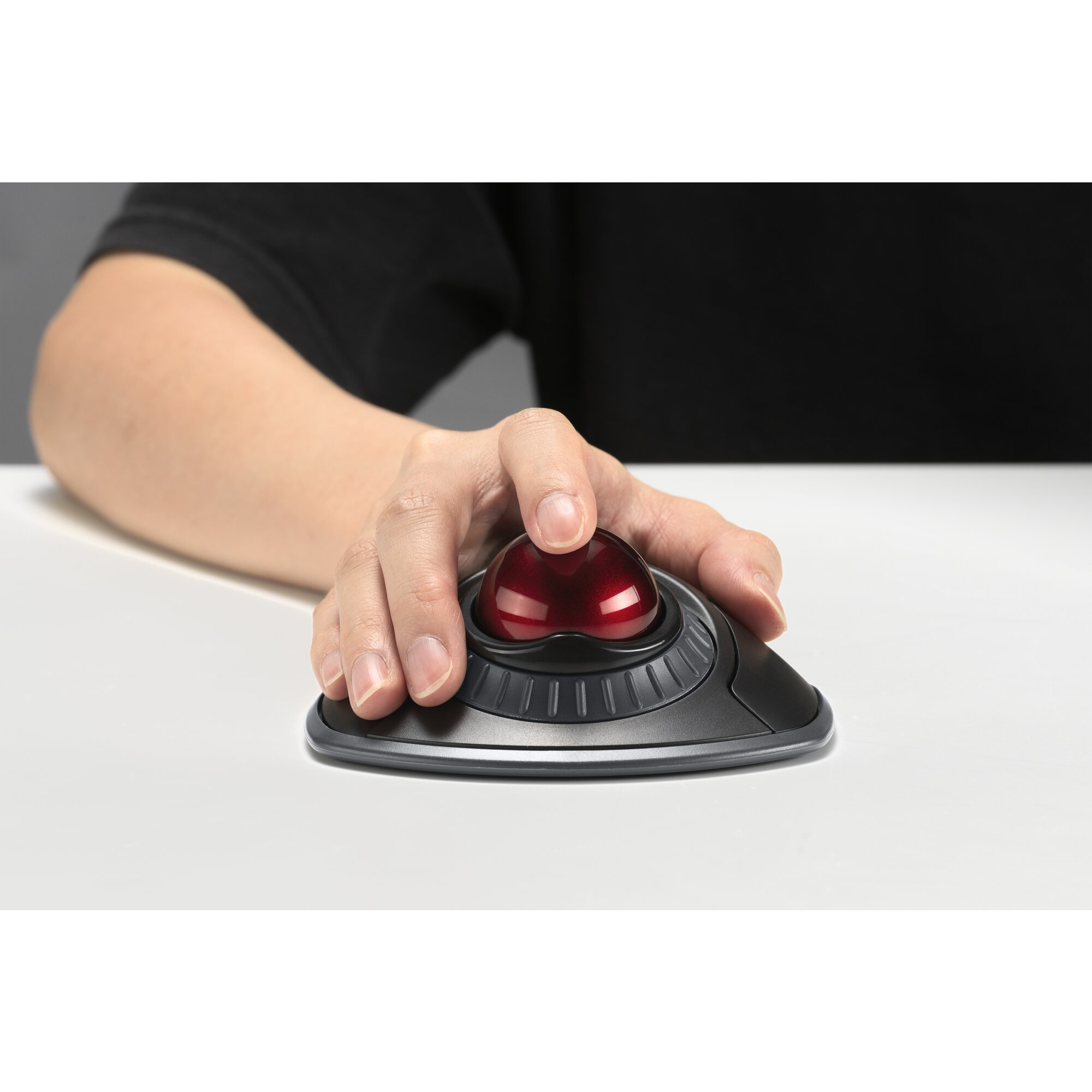 Kensington Orbit Trackball Wireless mit Scroll-Ring, schwarz Trackball