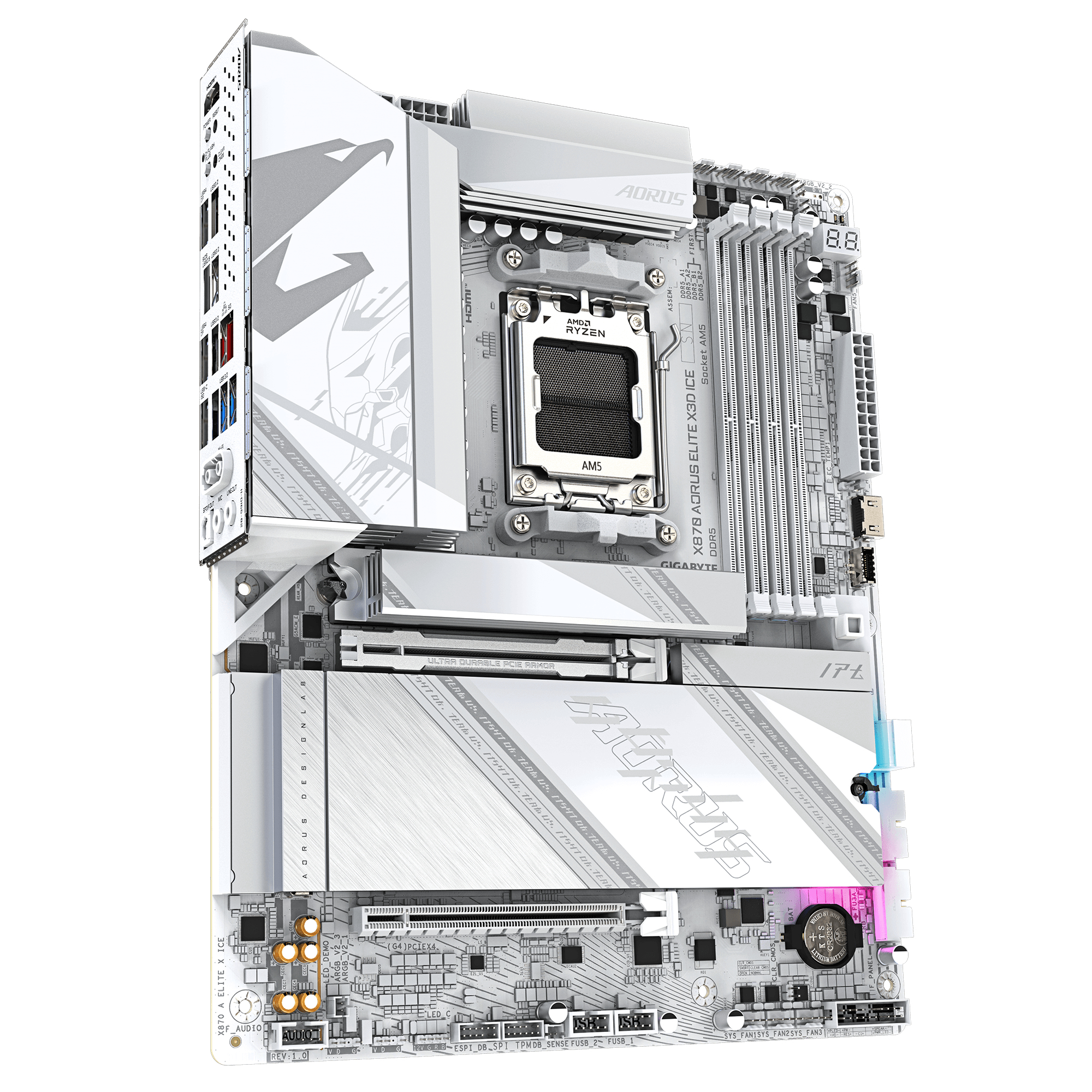 Gigabyte X870 AORUS ELITE X3D ICE (X870,AM5,ATX,DDR5)