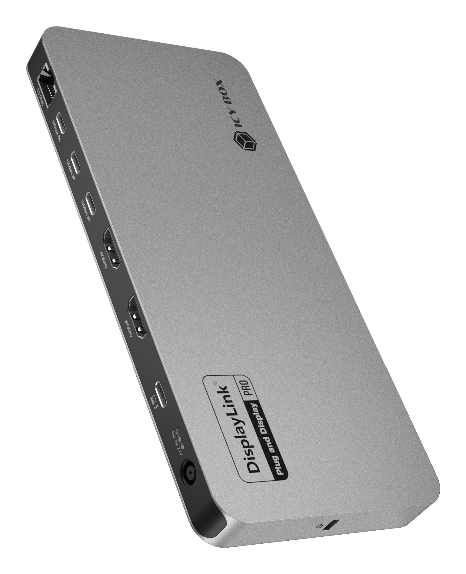 Dockingstation IcyBox 12-in-1 Diamond Dock USB 3.2 Gen2 TypC