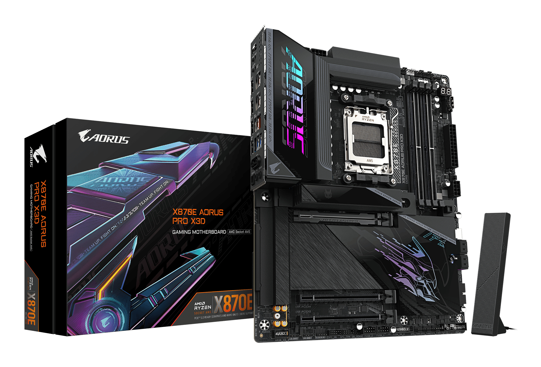 Gigabyte X870E AORUS PRO X (X870E,AM5,ATX,DDR5) Mainboards AMD