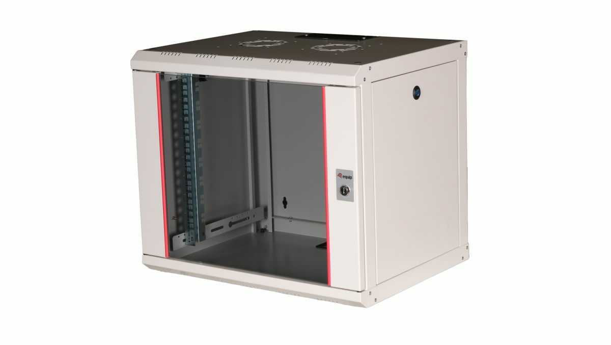 Equip 19" Netzwerkschrank Glastür PM 600x450mm 9HE grau
