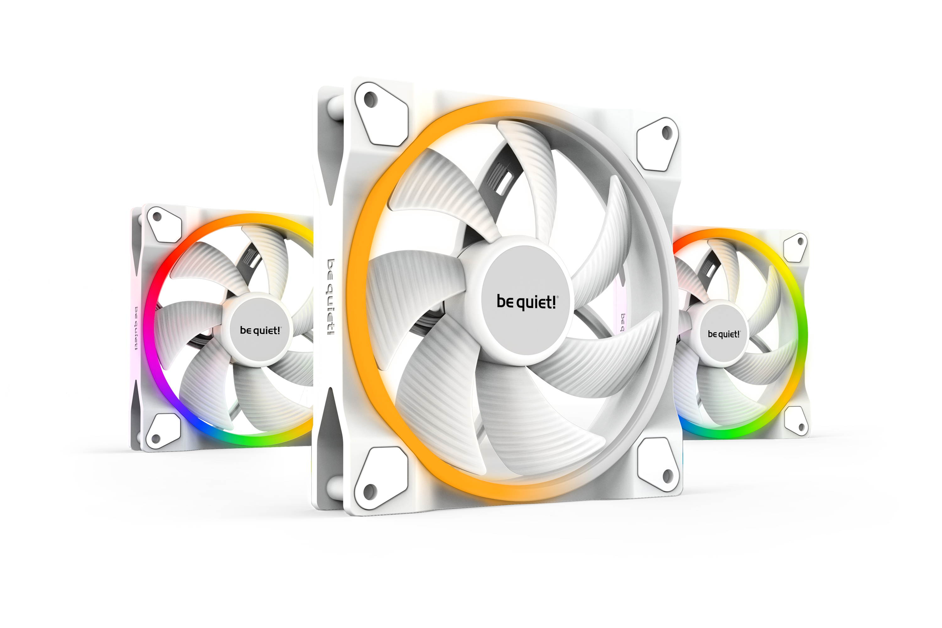 be quiet! Lüfter Light Wings PWM 140mm White 3-Pack