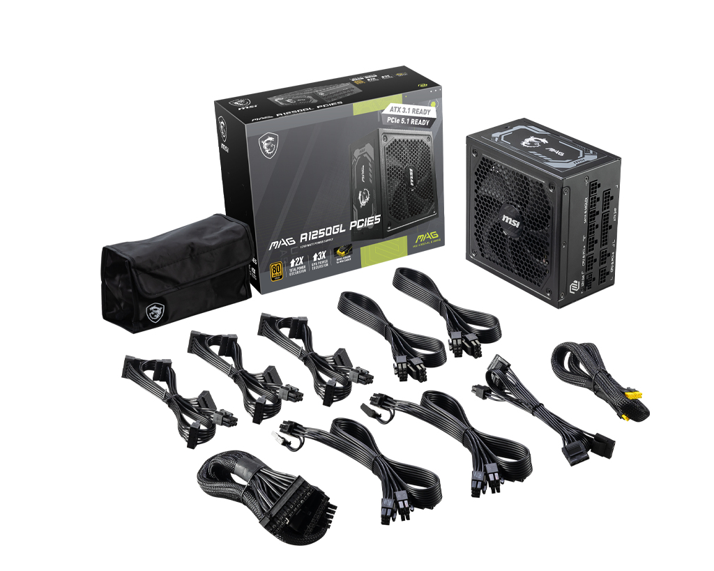 MSI Netzteil MAG A1250GL PCIE5 1250Watt