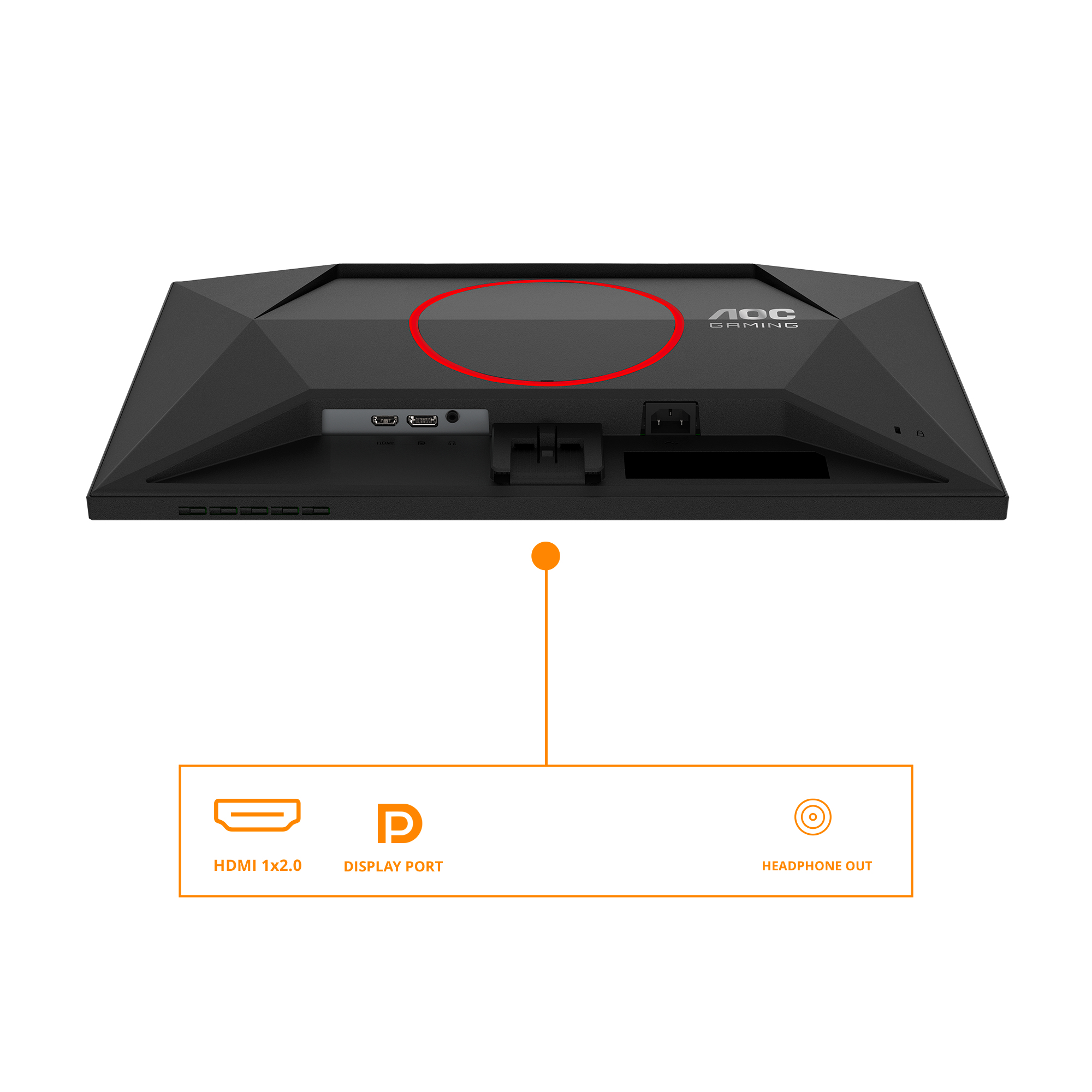 AOC 60,4cm (23,8") Q24G4RE  16:09 2xHDMI+DP IPS black-red
