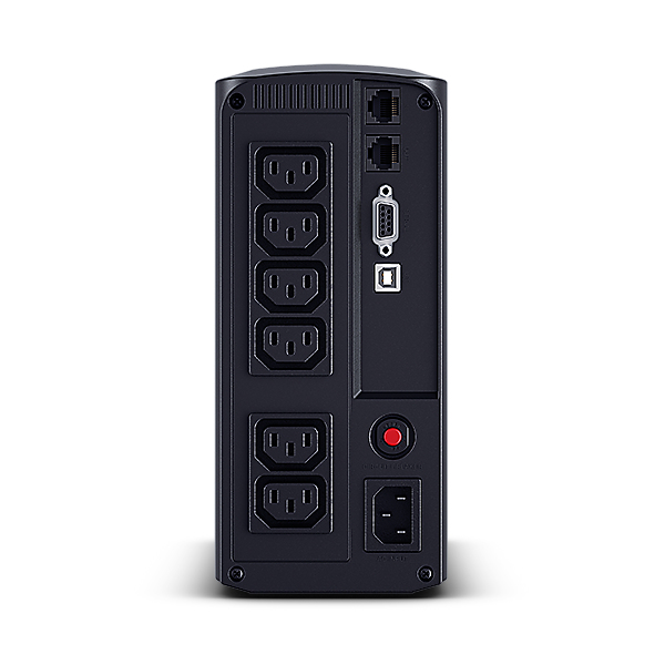 CyberPower VP700EILCD Line-Interactive USV 700VA/390W USB (HID), AVR, LCD, RJ45 Lan Protection, Ausgang (6) IEC