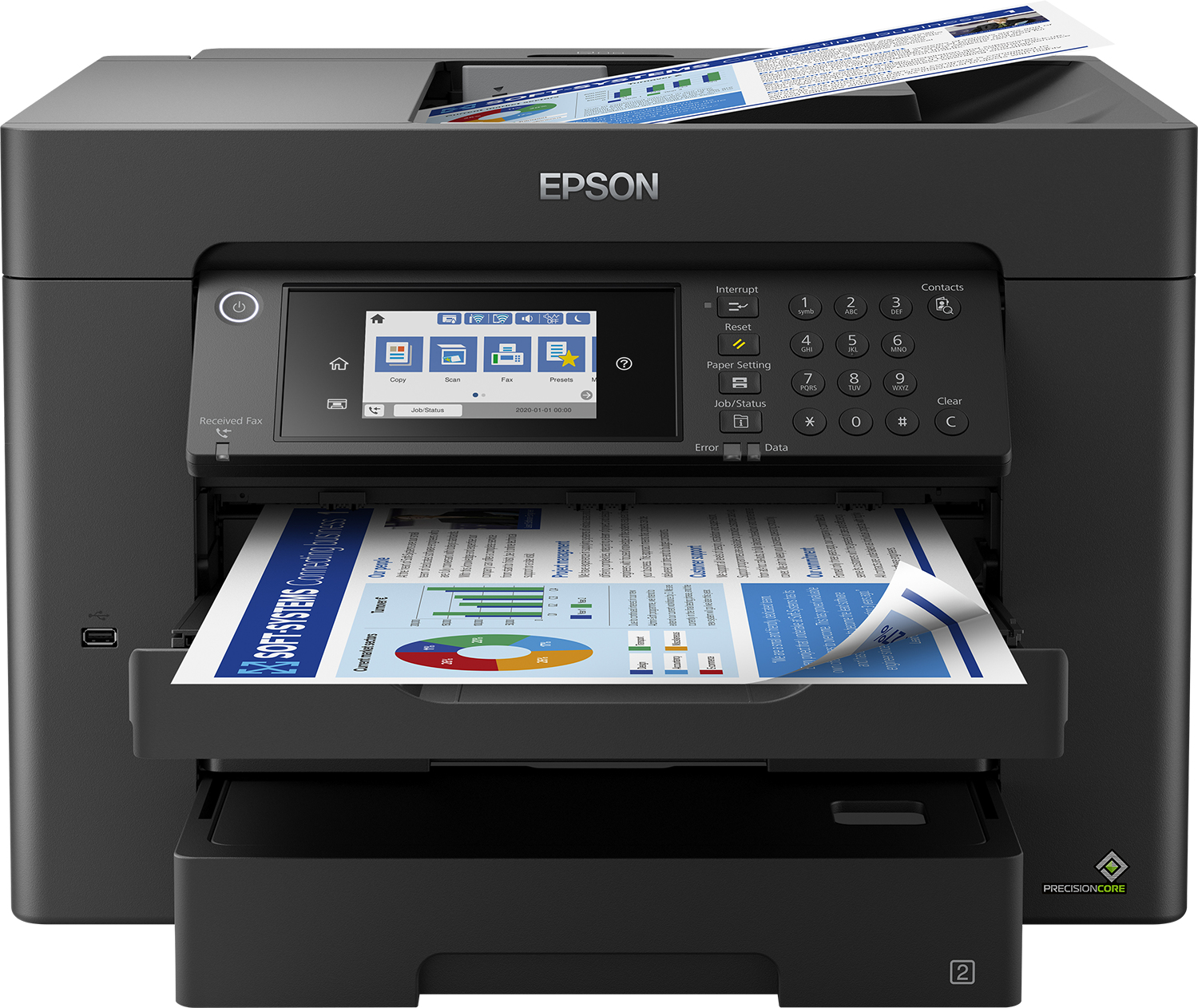 EPSON WorkForce WF-7840DTWF A3+    4-in-1 Tinten-Multi