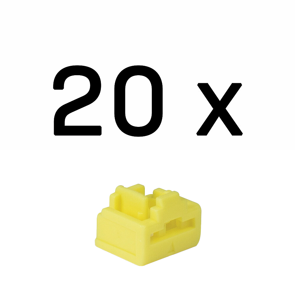 LINDY RJ45 Port Schlösser GELB, 20 Stück LINDY RJ45 Port Schlösser GELB, 20 Stück