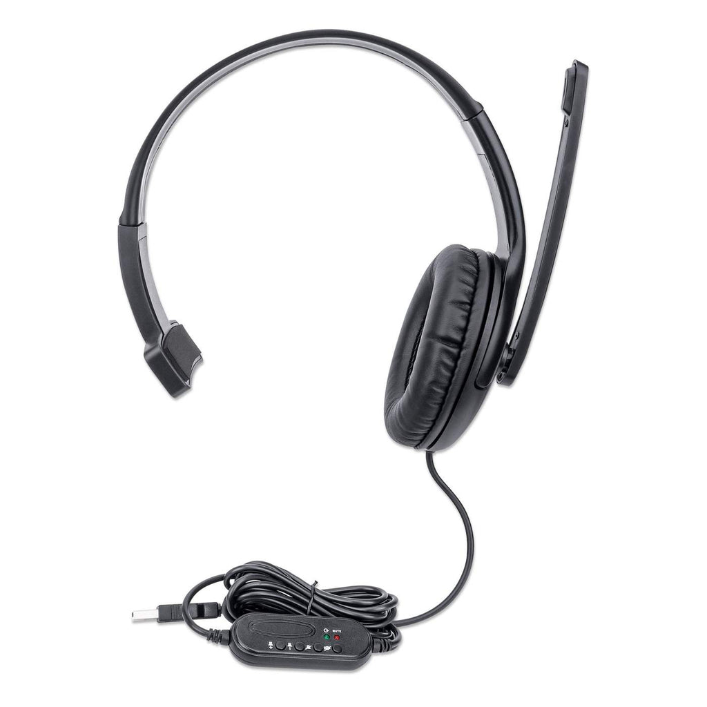 MANHATTAN Mono USB-Headset Ohrumschließend (Over-Ear)