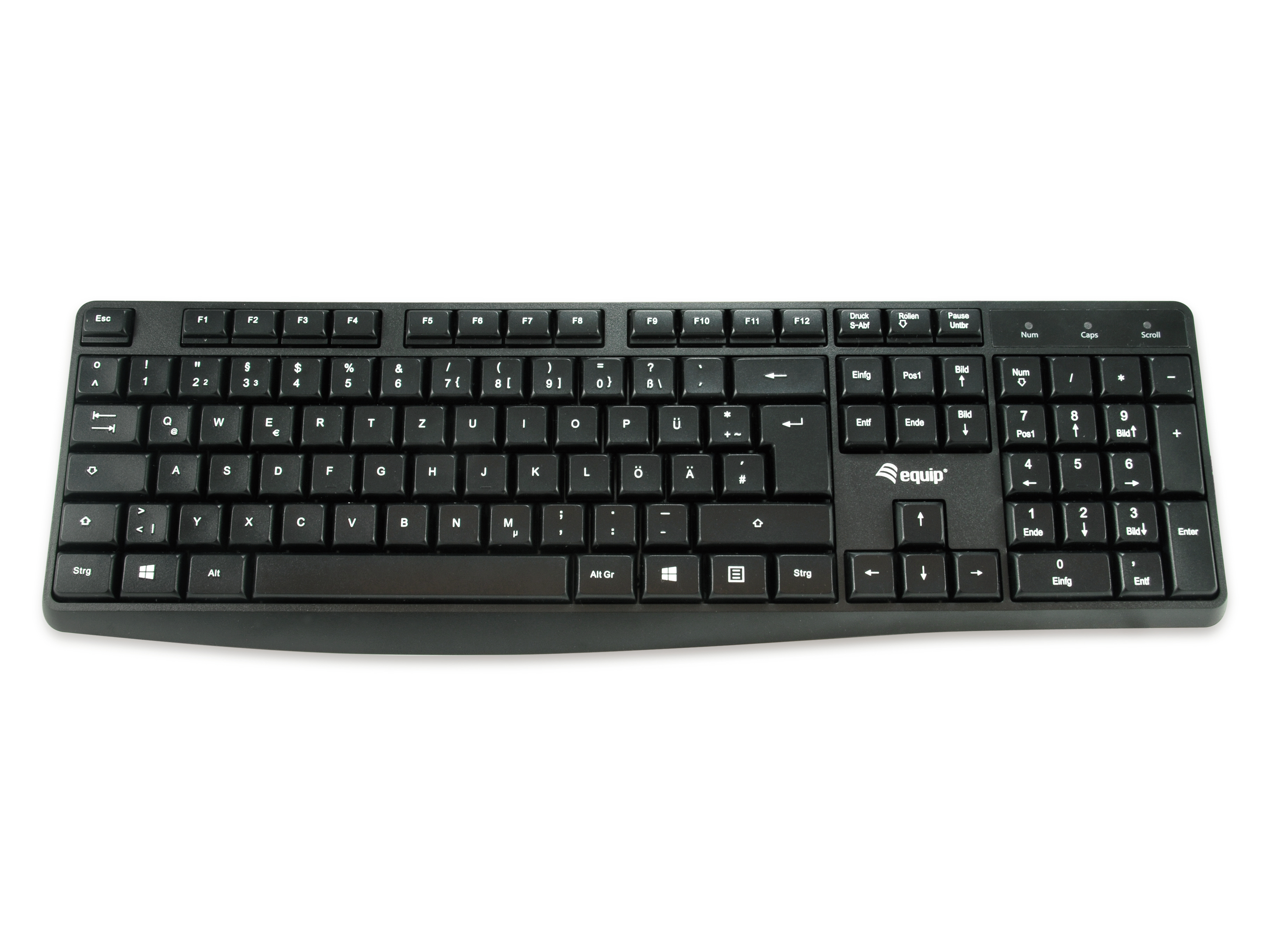 Equip Tastatur Kabelgebunden               DE schwarz  1.50m
