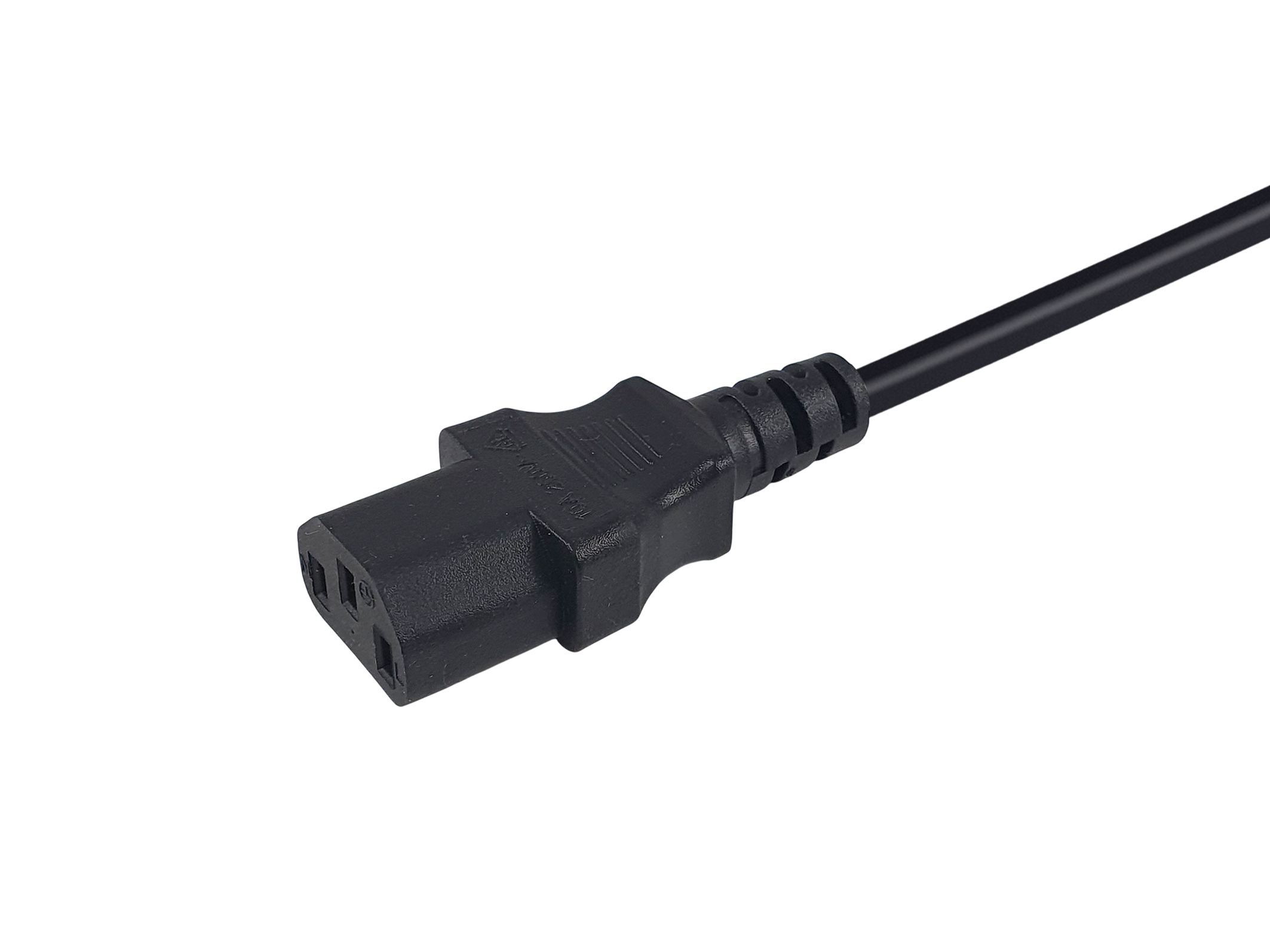 Equip Stromkabel C13 ->T12 Bu/St schwarz 5.00m PVC