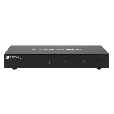 Techly KVM Switch, 2 Port, Display Port 1.2 Techly KVM Switch, 2 Port, Display Port 1.2