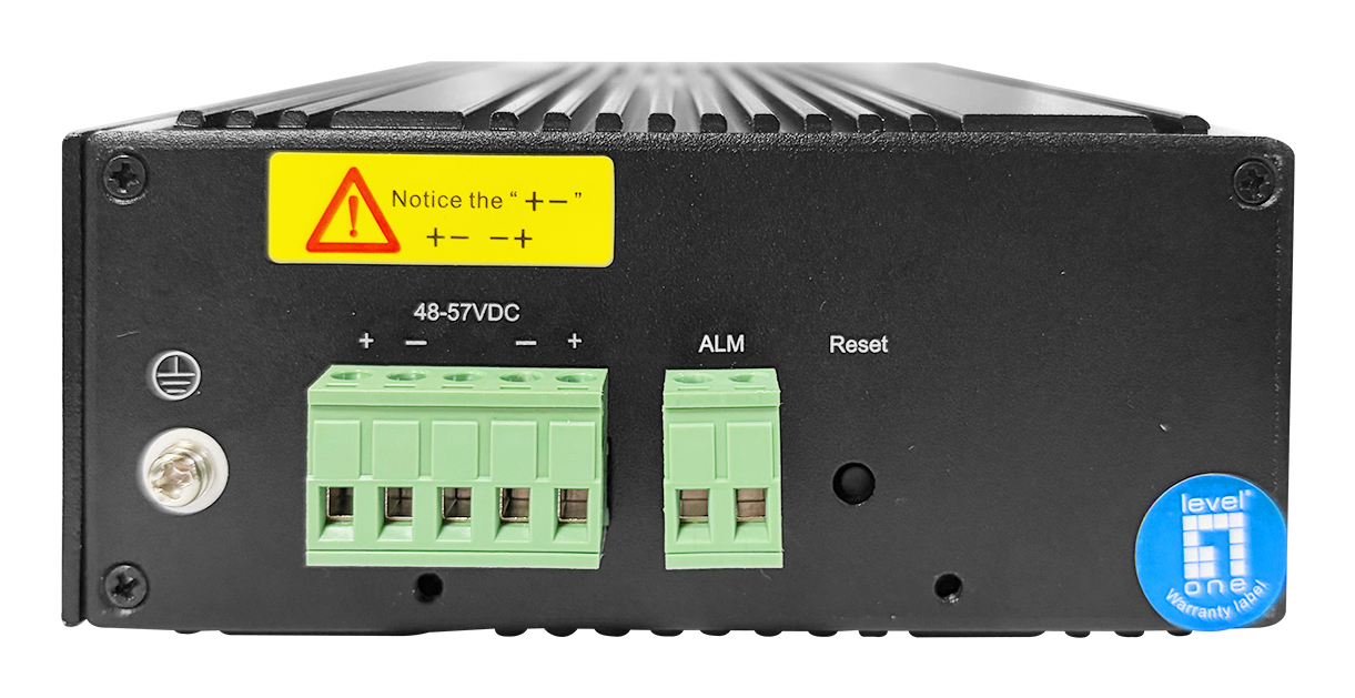 LevelOne Industr.PoE+Switch 8x2.5G PoE/2x1G/10G SFP+Uplinks