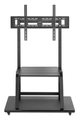 MANHATTAN TV-Ständer rollbar 37"-100" 150kg Fachboden Sockel