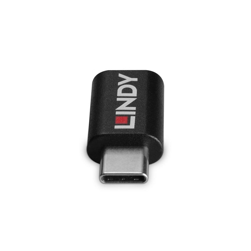 LINDY USB 3.2 Typ C an C 100W Datenblocker Adapter