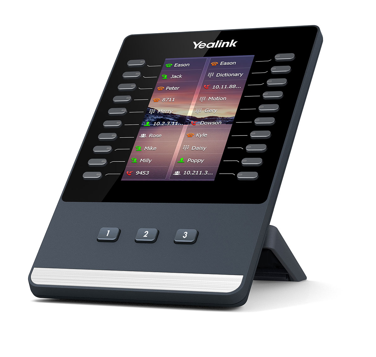 Yealink Tastenerweiterung EXP43 für T4X(U) Serie Telefonzubehör