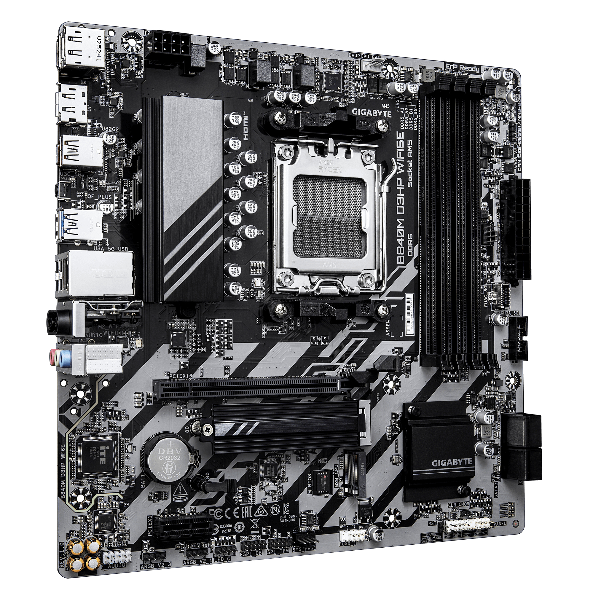 Gigabyte B840M D3HP WiFi6E (B840,AM5,mATX,DDR5)