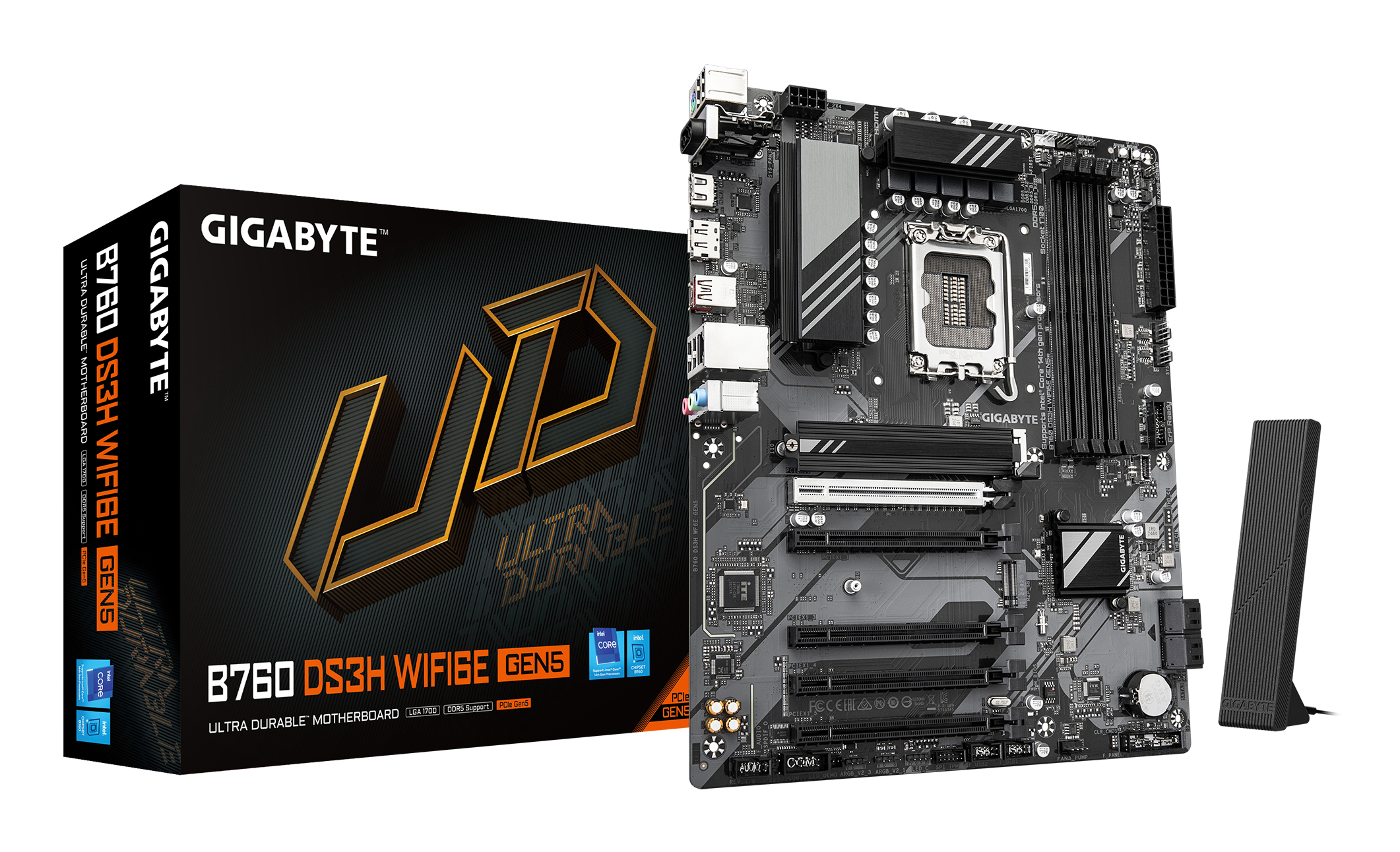 Gigabyte B760 DS3H WiFi6E GEN5 (B760,S1700,ATX,