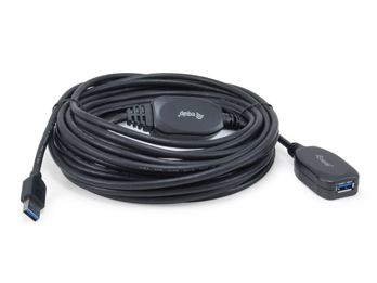 Equip Kabel USB-A3.0->A Akt. Erweiter. St/&shy;Bu 10.00m schwarz