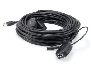 Equip Kabel USB-A3.0->A Akt. Erweiter. St/&shy;Bu 15.00m schwarz