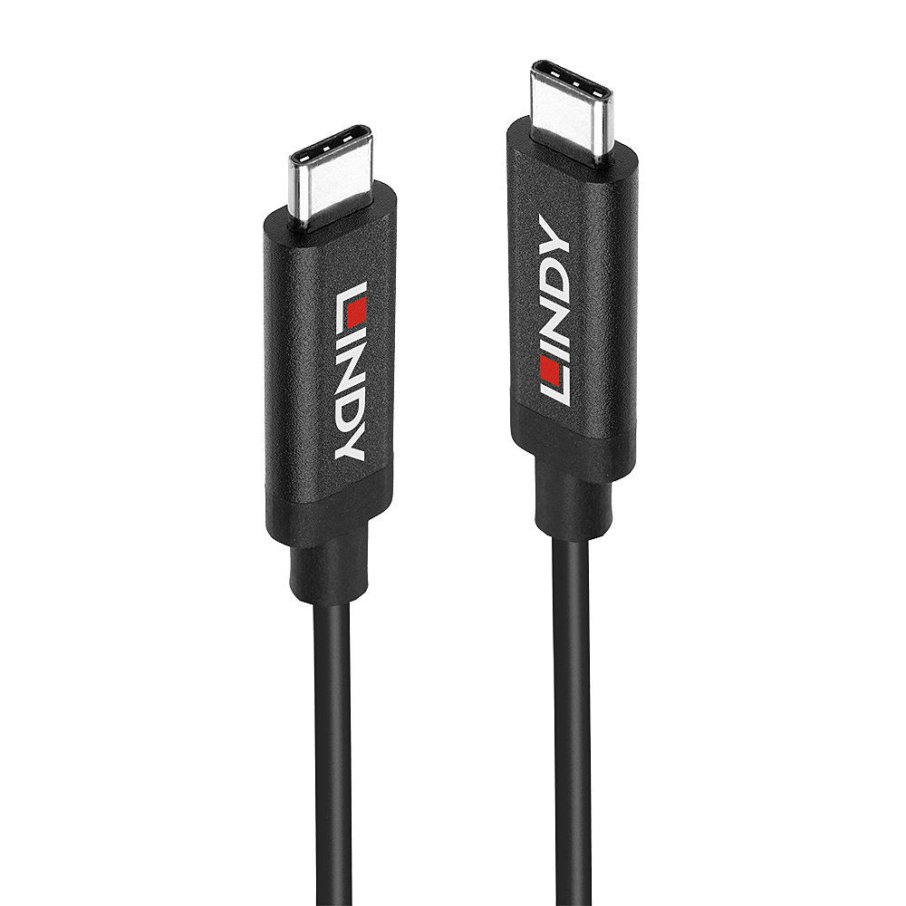 LINDY USB 3.2 Typ C/&shy;C Gen 2 Activkabel,100W PD,10Gbit/&shy;s,5m
