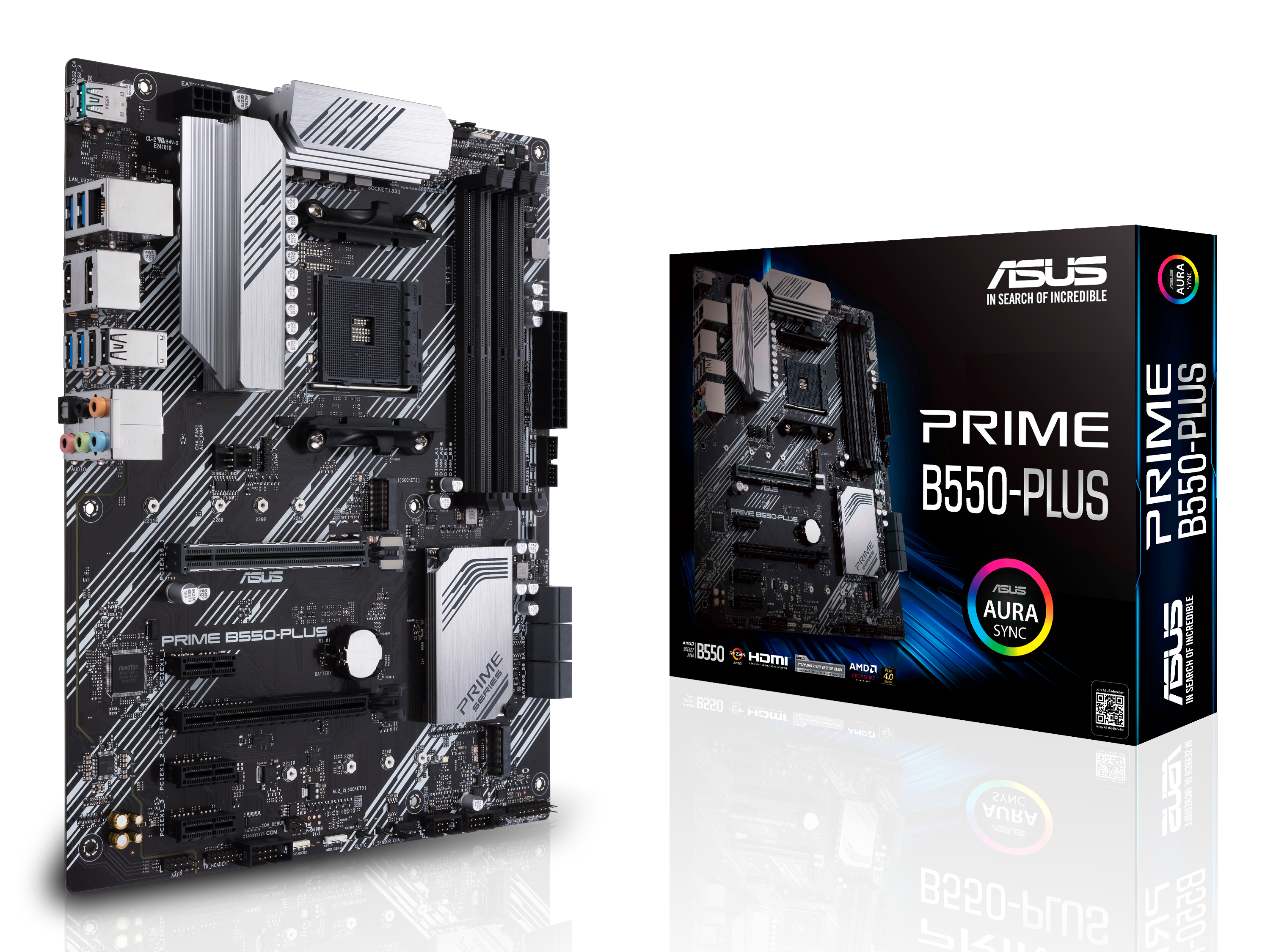 ASUS PRIME B550-PLUS                      (AMD,AM4,DDR4,ATX)