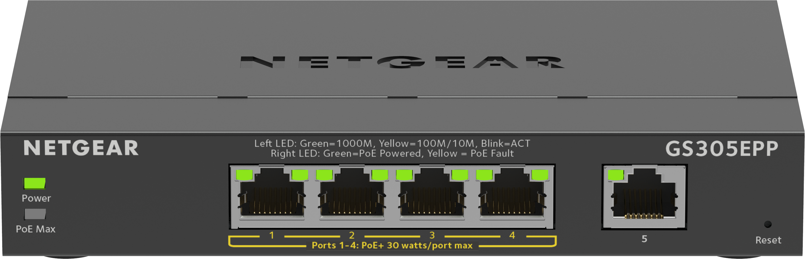 NETGEAR Switch 5x GE GS305EPP-100PES