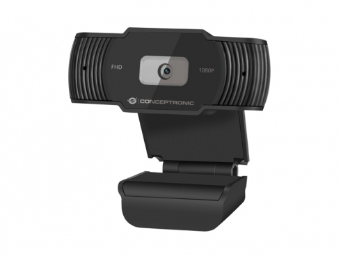 CONCEPTRONIC Webcam USB-A2.0 65° 1080P/&shy;30Hz FullHD +Mikro sw