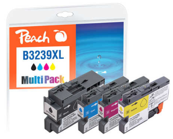 Peach Patrone Brother LC-3239XL, PEA, Multi-Pack, FW komp