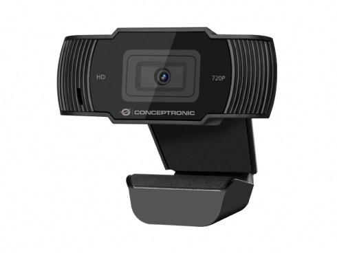 CONCEPTRONIC Webcam USB-A2.0 68°  720P/&shy;30Hz     HD +Mikro sw
