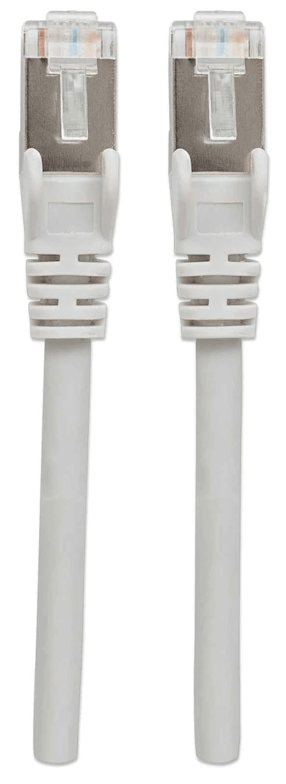 INTELLINET Patchkabel Cat6a-Stecker/Cat7-Rohkabel 1m grau